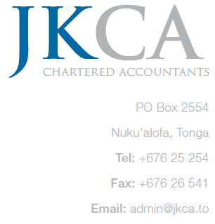 JK Chartered Accountants - Kingdom of Tonga, South Pacific